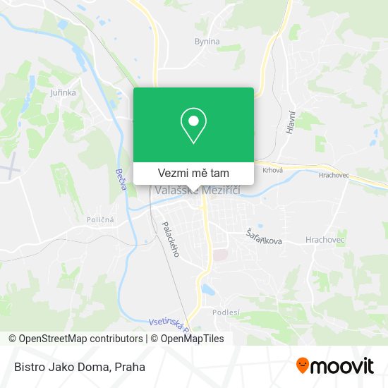 Bistro Jako Doma mapa