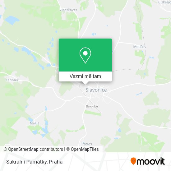 Sakrální Památky mapa