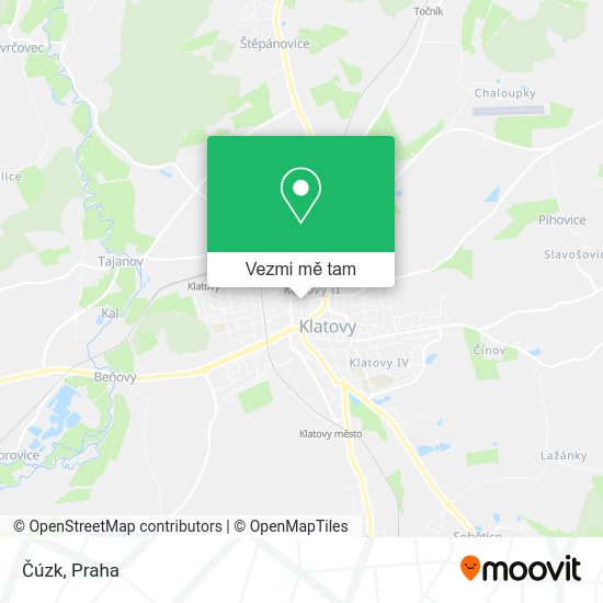 Čúzk mapa