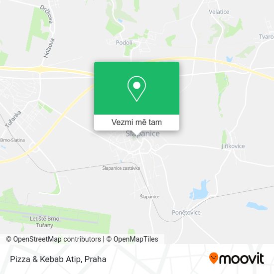 Pizza & Kebab Atip mapa