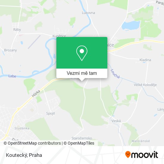 Koutecký mapa