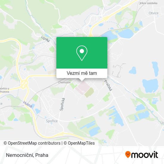 Nemocniční mapa