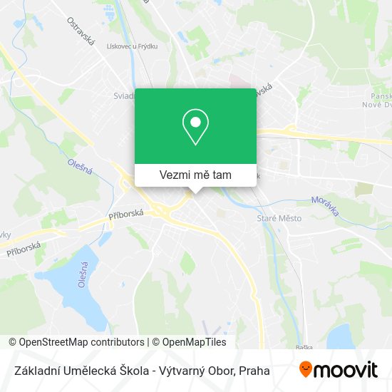 Základní Umělecká Škola - Výtvarný Obor mapa