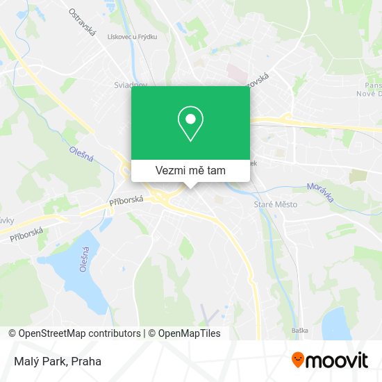 Malý Park mapa