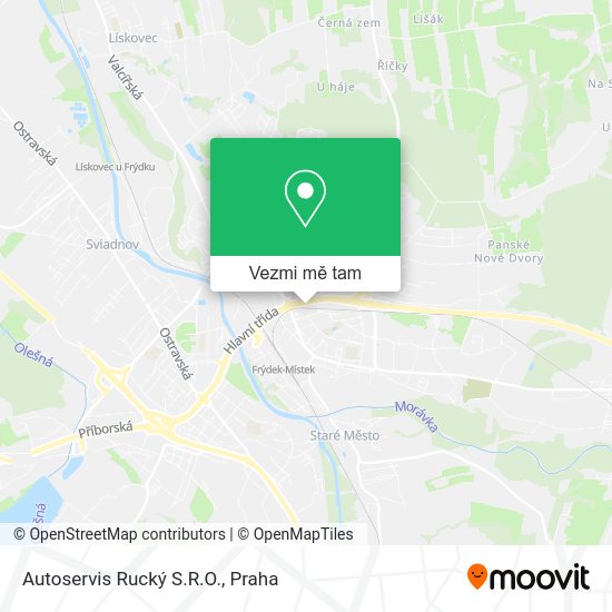 Autoservis Rucký S.R.O. mapa