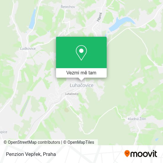 Penzion Vepřek mapa