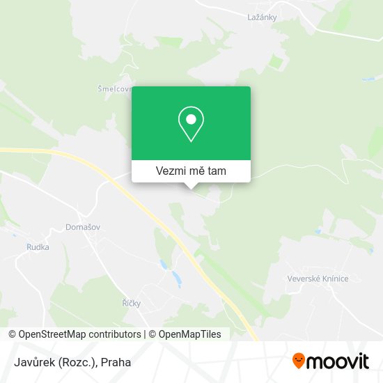 Javůrek (Rozc.) mapa