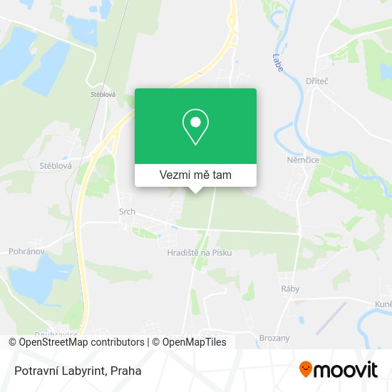 Potravní Labyrint mapa