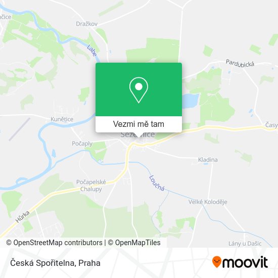Česká Spořitelna mapa