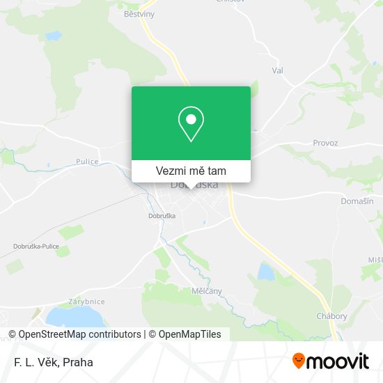 F. L. Věk mapa