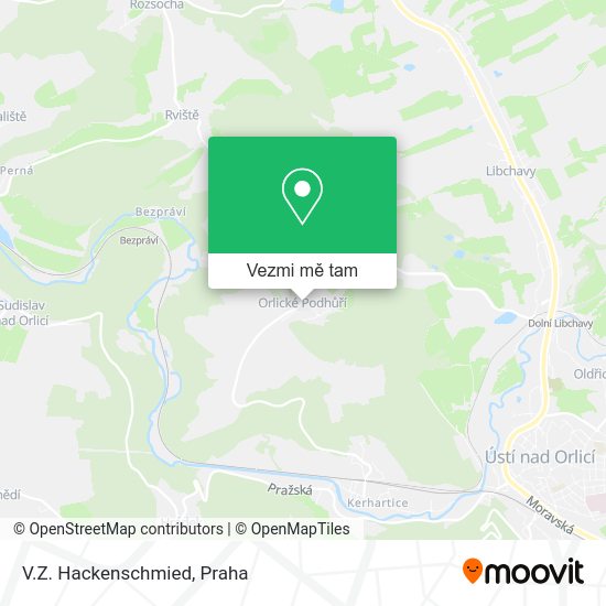 V.Z. Hackenschmied mapa
