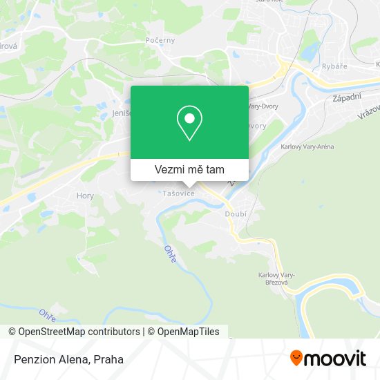 Penzion Alena mapa