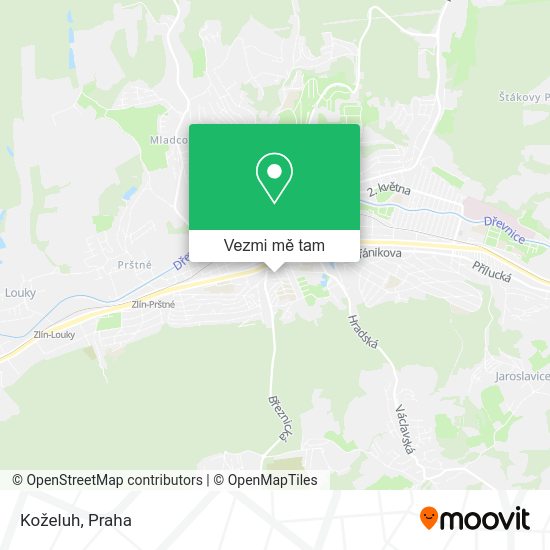 Koželuh mapa