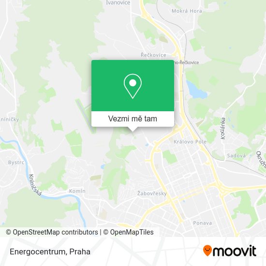 Energocentrum mapa