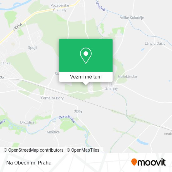 Na Obecním mapa