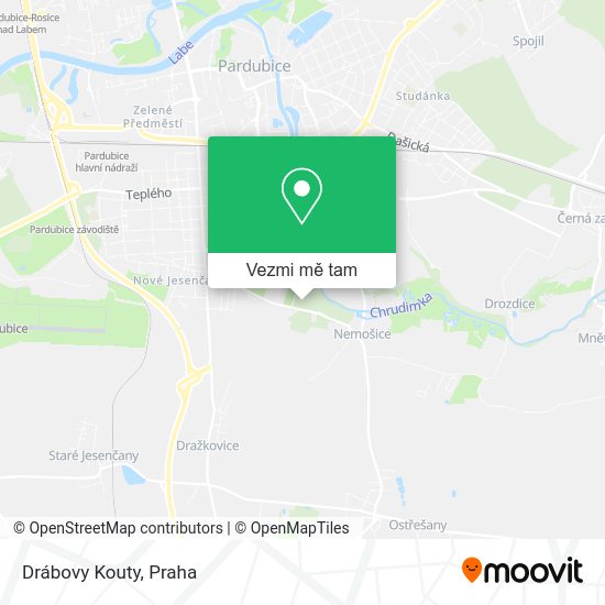 Drábovy Kouty mapa
