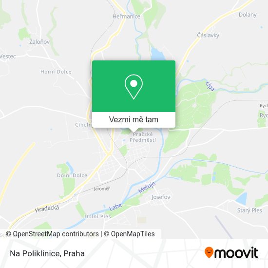 Na Poliklinice mapa