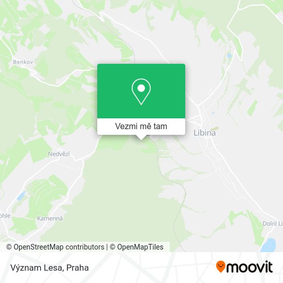 Význam Lesa mapa