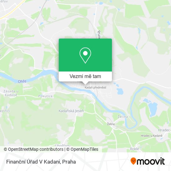 Finanční Úřad V Kadani mapa