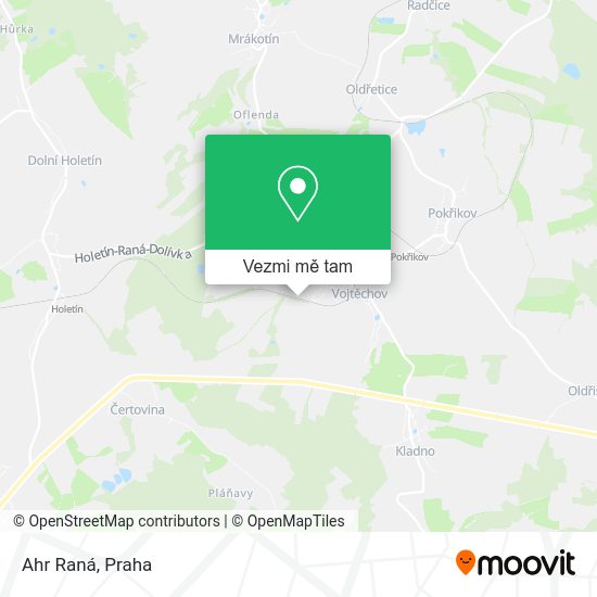 Ahr Raná mapa
