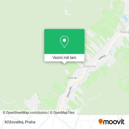 Křižovatka mapa