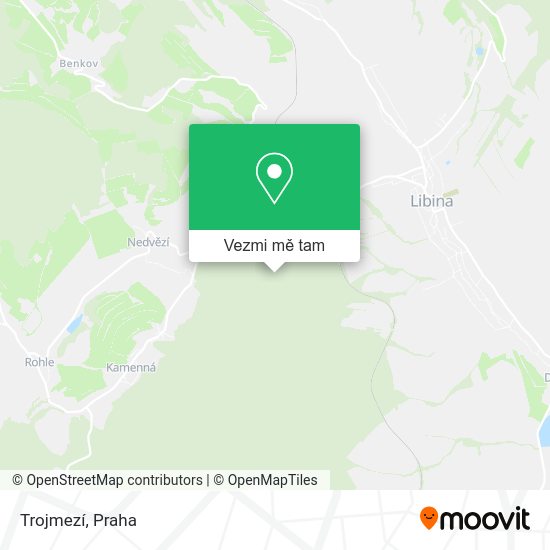 Trojmezí mapa