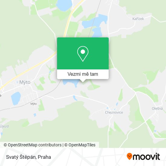 Svatý Štěpán mapa
