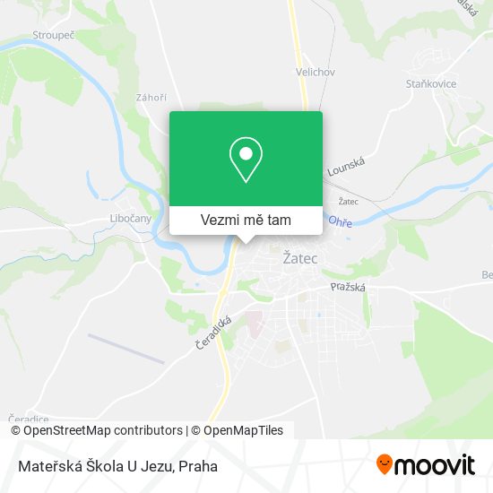 Mateřská Škola U Jezu mapa