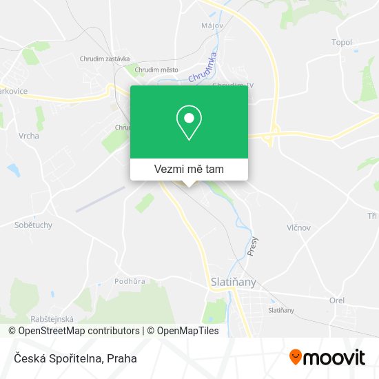 Česká Spořitelna mapa
