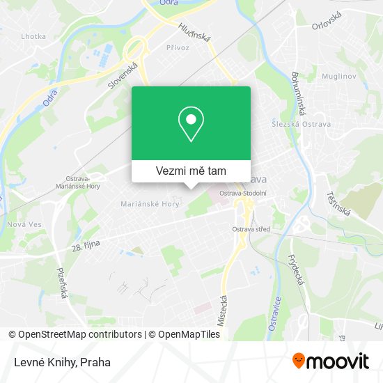 Levné Knihy mapa