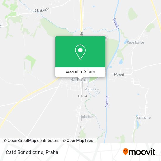 Café Benedictine mapa