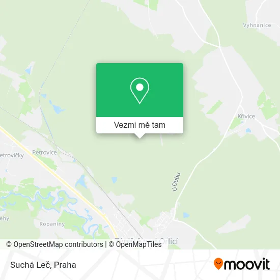 Suchá Leč mapa