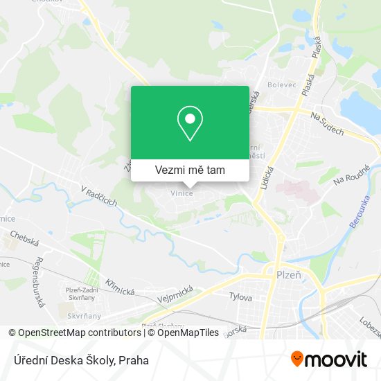 Úřední Deska Školy mapa