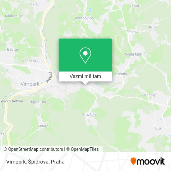 Vimperk, Špidrova mapa