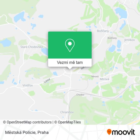 Městská Policie mapa