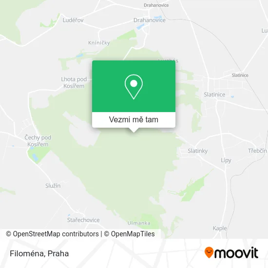 Filoména mapa