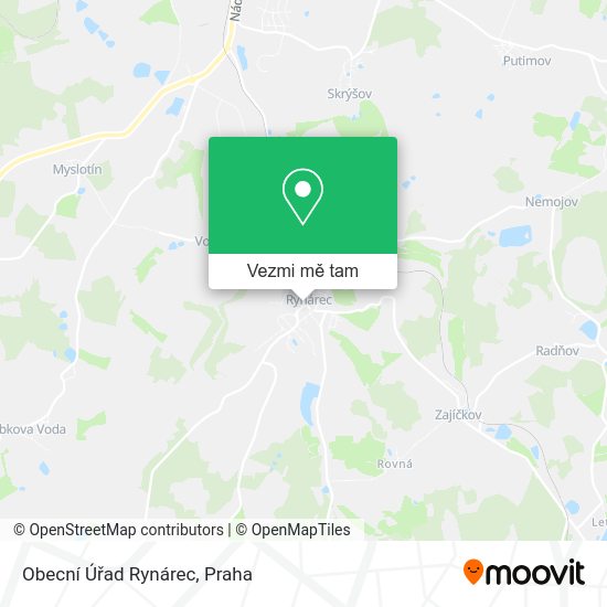 Obecní Úřad Rynárec mapa