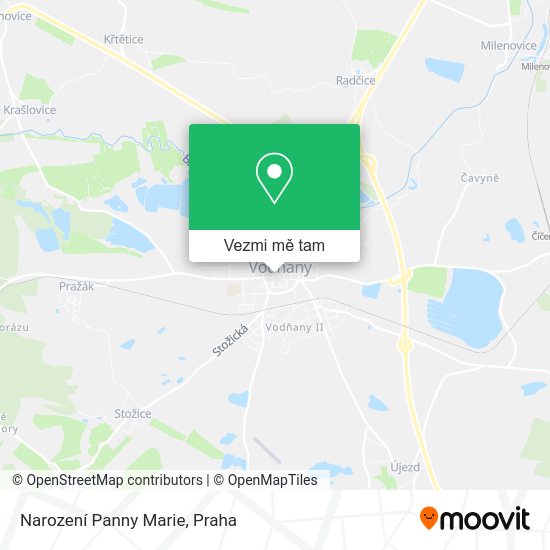 Narození Panny Marie mapa
