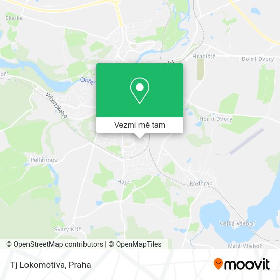 Tj Lokomotiva mapa