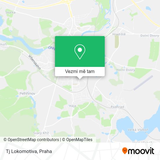 Tj Lokomotiva mapa