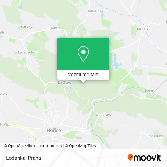 Lošanka mapa