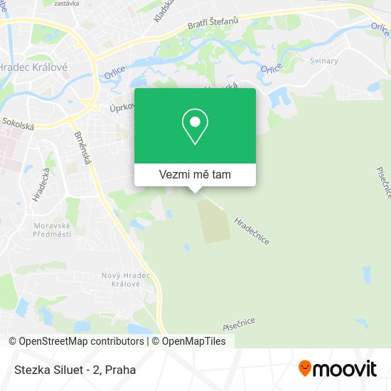 Stezka Siluet - 2 mapa