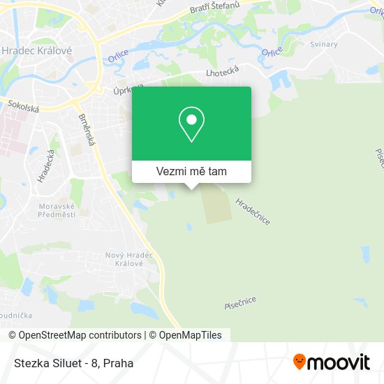 Stezka Siluet - 8 mapa