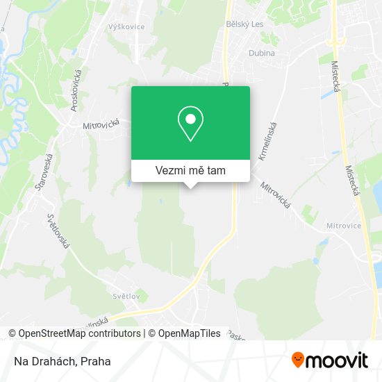 Na Drahách mapa
