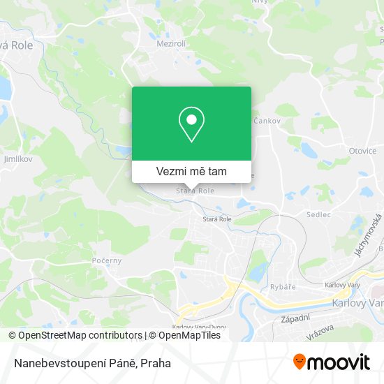 Nanebevstoupení Páně mapa
