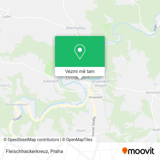Fleischhackerkreuz mapa
