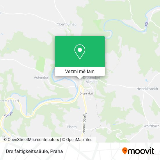Dreifaltigkeitssäule mapa