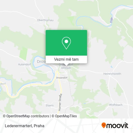 Lederermarterl mapa