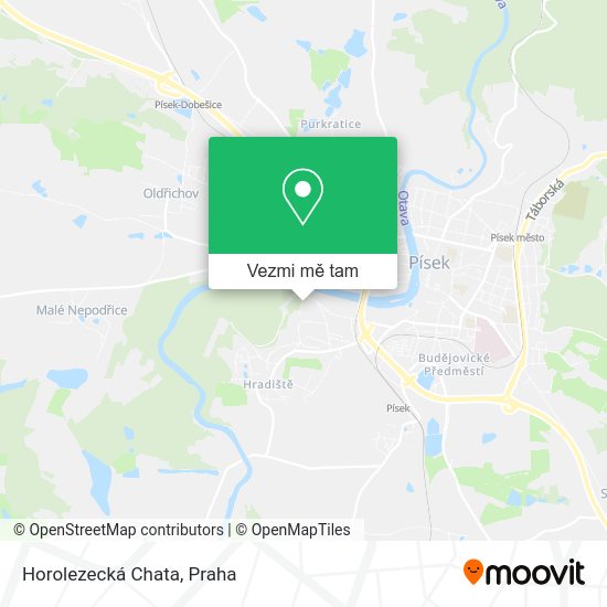 Horolezecká Chata mapa