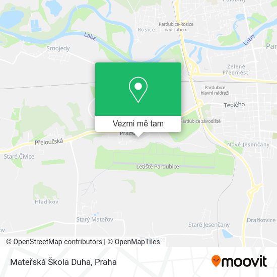 Mateřská Škola Duha mapa